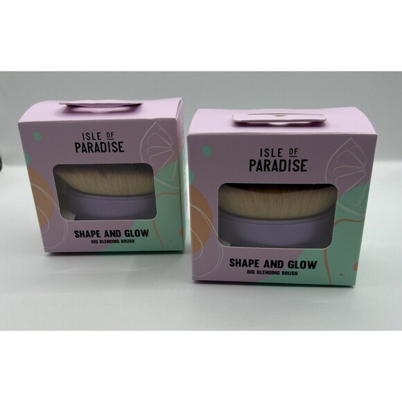 Two Packs, Isle of Paradise Shape and Glow Self Tan Blending Brush Palm Sized - Picture 1 of 13